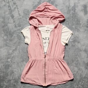 Self Esteem Hooded Vest & T-shirt